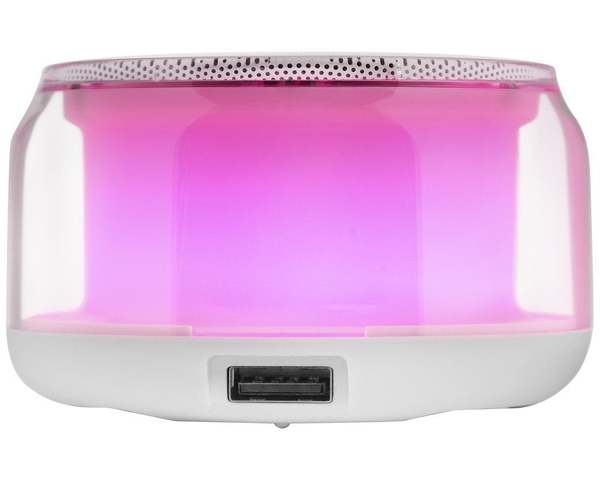 Mars Gaming MS-Aura Altavoces Bluetooth 5.3 Chipset DSP 15W Iluminación RGB Clearview 360º Blanco