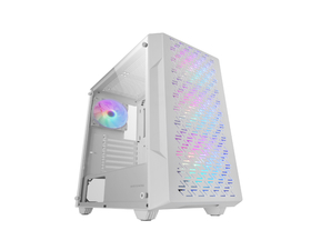 Mars Gaming MC-GEO Semitorre ATX Cristal Templado FRGB USB 3.0 Blanco
