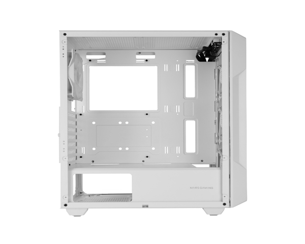 Mars Gaming MC-GEO Semitorre ATX Cristal Templado FRGB USB 3.0 Blanco