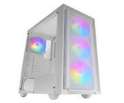 Mars Gaming MC-AIR Semitorre ATX Cristal Templado FRGB USB 3.0 Blanco