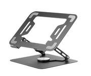Soporte Sobremesa Mars Gaming para Portátil/Tablet Giratorio Negro