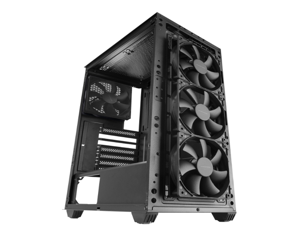 Mars Gaming MC-PMAX Semitorre ATX Cristal Templado USB 3.0 Negro