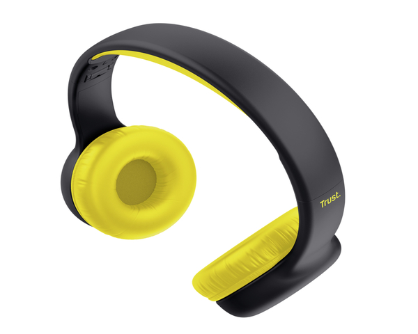 Trust NOUNA Auriculares de Cable para Niños Negro Amarillo