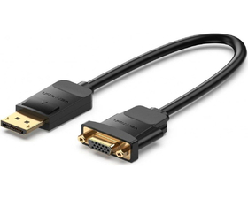 Vention Conversor Displayport Macho a VGA Hembra 15CM Negro