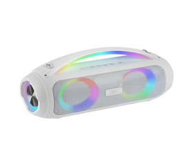 Mars Gaming MS-PULSE Altavoz Portátil Bluetooth 5.3 RGB 50W Blanco