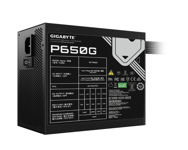 Gigabyte GP-P650G Fuente de Alimentación 650W 80 Plus Gold