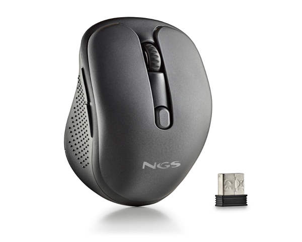NGS Ratón Láser EVO PEEP Inalámbrico 3200 DPI Negro