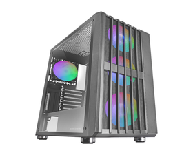 Mars Gaming MC-VAULT Caja Gaming ATX 4x Ventiladores ARGB 12cm Frontal Mesh Cristal