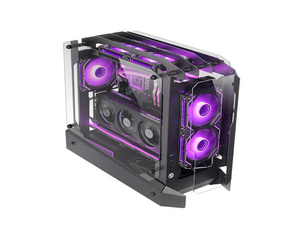 Mars Gaming MC-Edge Caja Gaming ATX Diseño Open Air Triple Cristal Templado USB-C USB 3.0