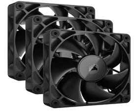 Corsair Kit Triple de Ventiladores Auxiliares RX120 ICUE LINK 120mm Negro