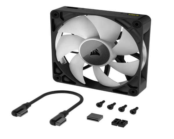 Corsair Ventilador Auxiliar RX120 iCUE LINK MAX RGB 120mm Negro