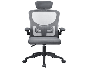 Mars Gaming MGC-ERGO Plus Silla Ergonómica Soporte Lumbar Malla Transpirable Altura 115-125cm Gris