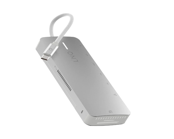 LinQ HUB de 9 Puertos  Multipuerto SSD PRO USB-C 140W Gris