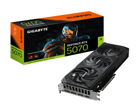 Tarjeta Gráfica Gigabyte GeForce RTX 5070 WINDFORCE OC SFF 12GB GDDR7 Reflex 2 RTX AI DLSS4