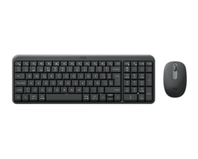 Logitech MK250 Teclado y Ratón Inalámbricos Compact Negro